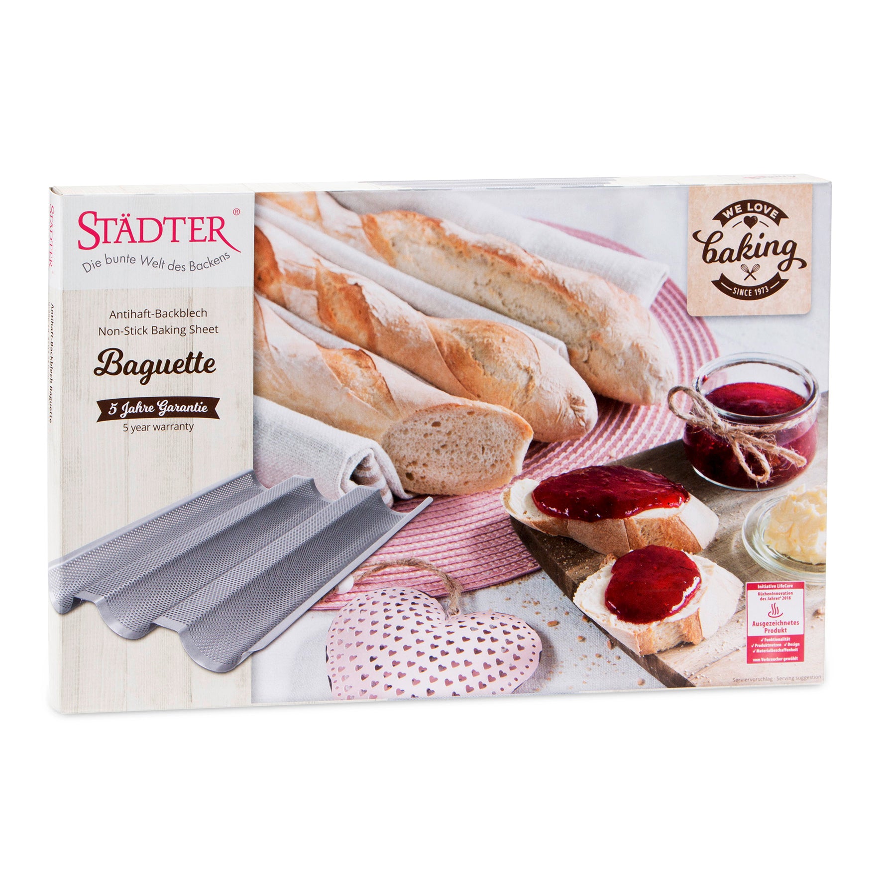 STADTER We love baking - BAGUETTE PAN