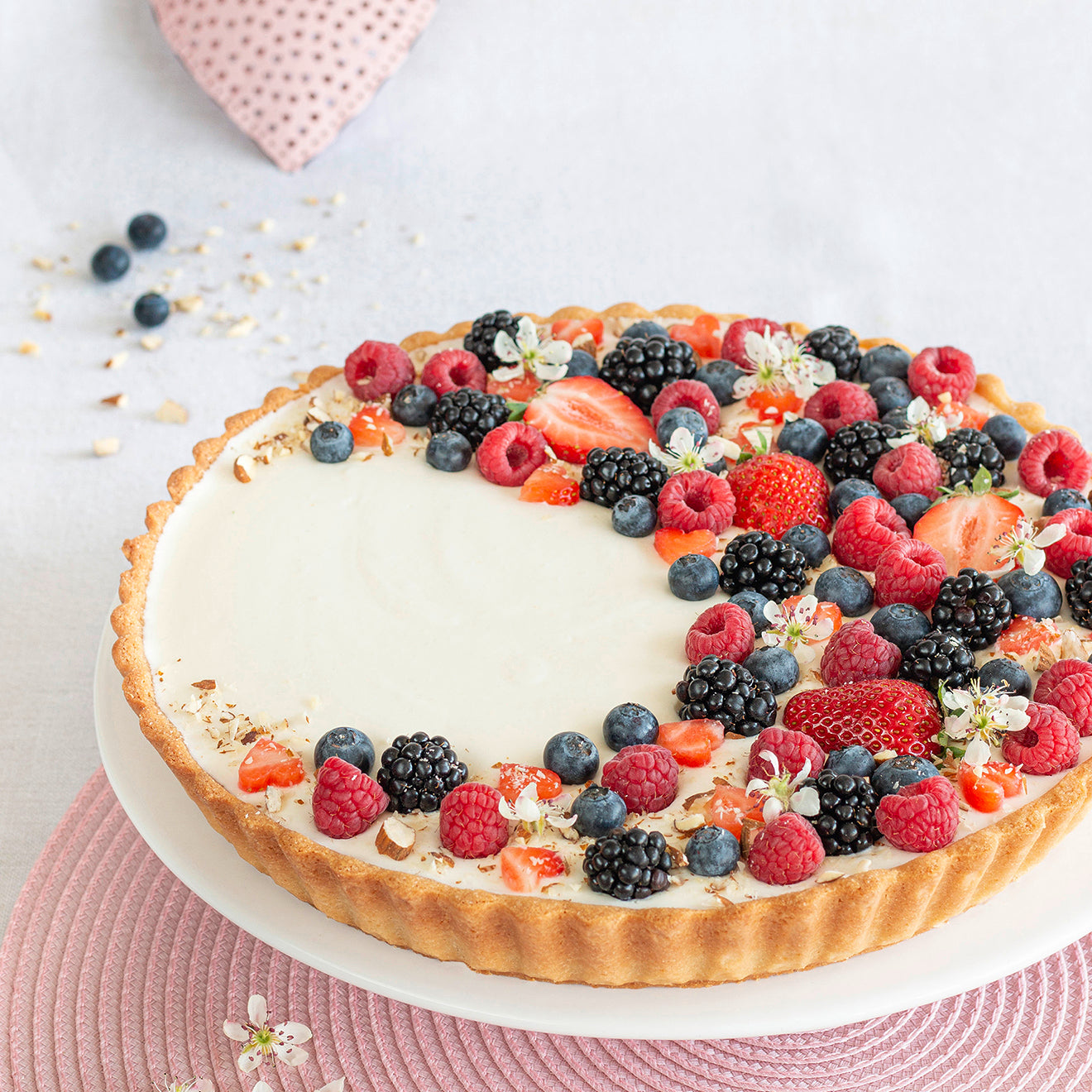 STADTER We love baking - TART TIN WITH REMOVABLE BOTTOM - round