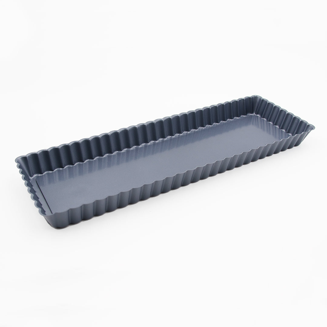 ALKO non-stick Loose Bottom Fluted Rectangular Tart / Quiche pan